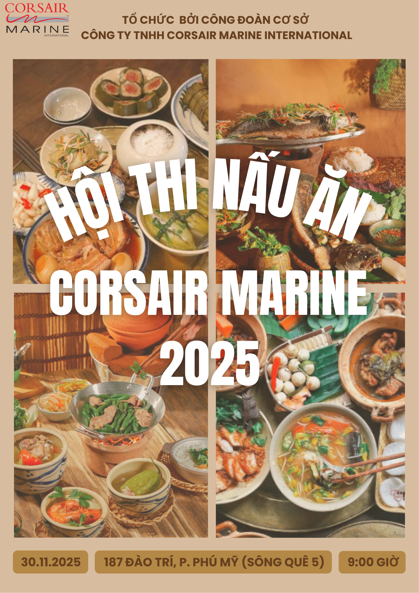 Môn thi nấu ăn Công ty TNHH Corsair Marine International